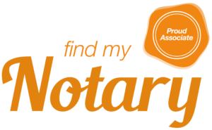 findmyNotary Proud Associate Logo